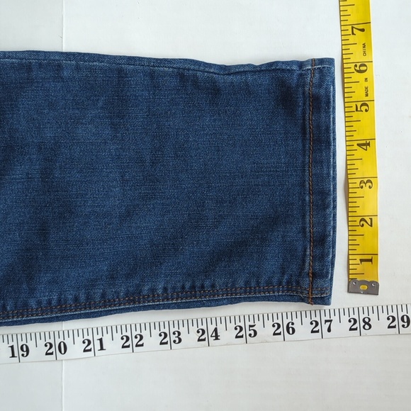 Kim Rogers Tummy Control Distressed High Rise Jeans 8 Average Blue - Picture 13 of 13